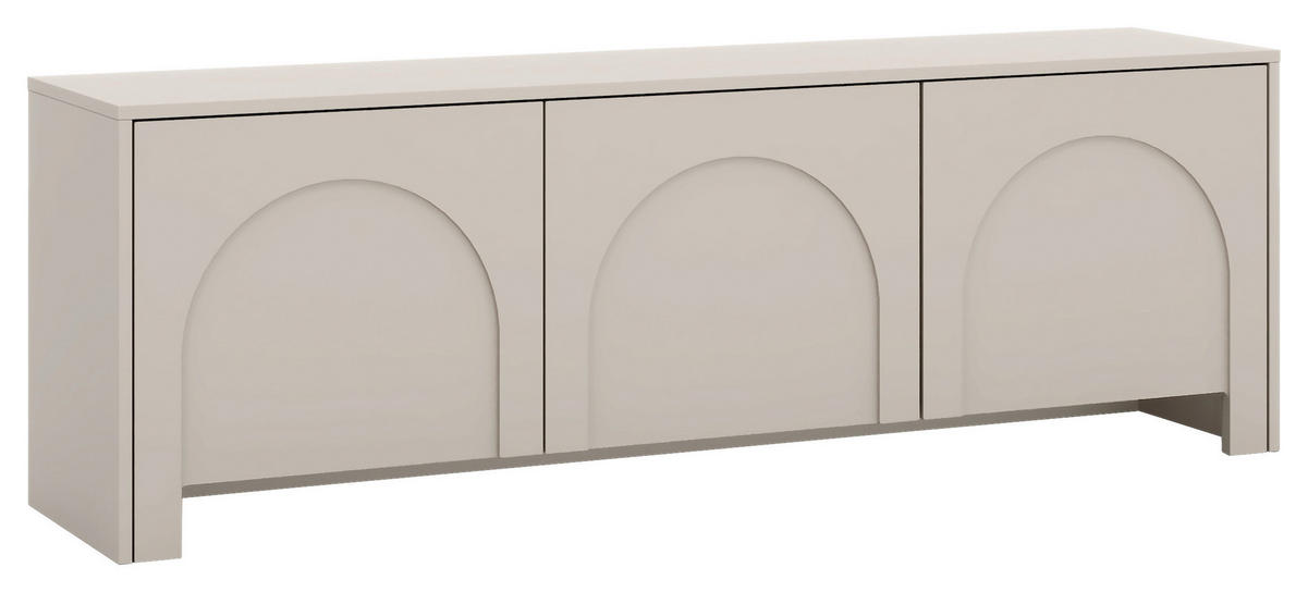 LOWBOARD Arco  in 153,5/51/35 cm  - Kaschmir, Design, Holzwerkstoff (153,5/51/35cm) - Boxxx