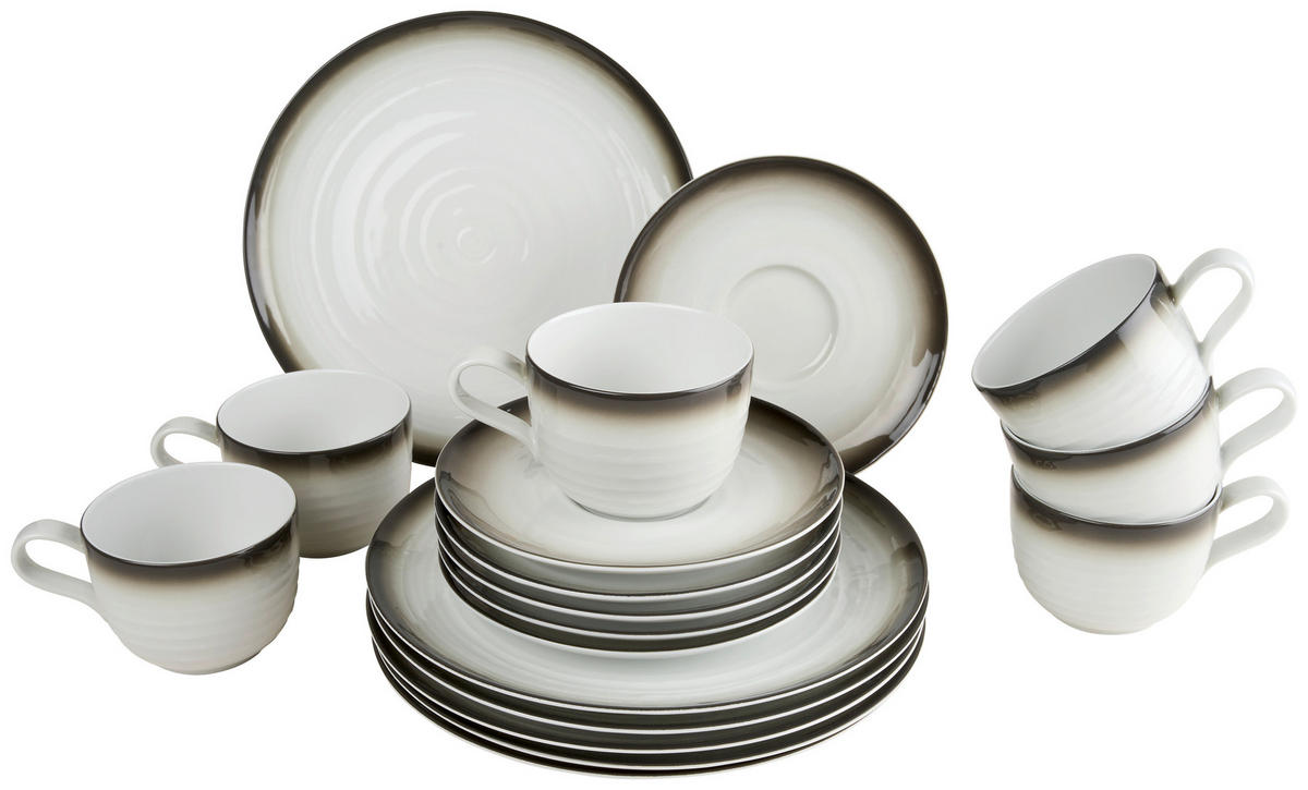 KAFFEESERVICE Terra 18-teilig  - Beige/Braun, LIFESTYLE, Keramik (5kg) - Seltmann Weiden