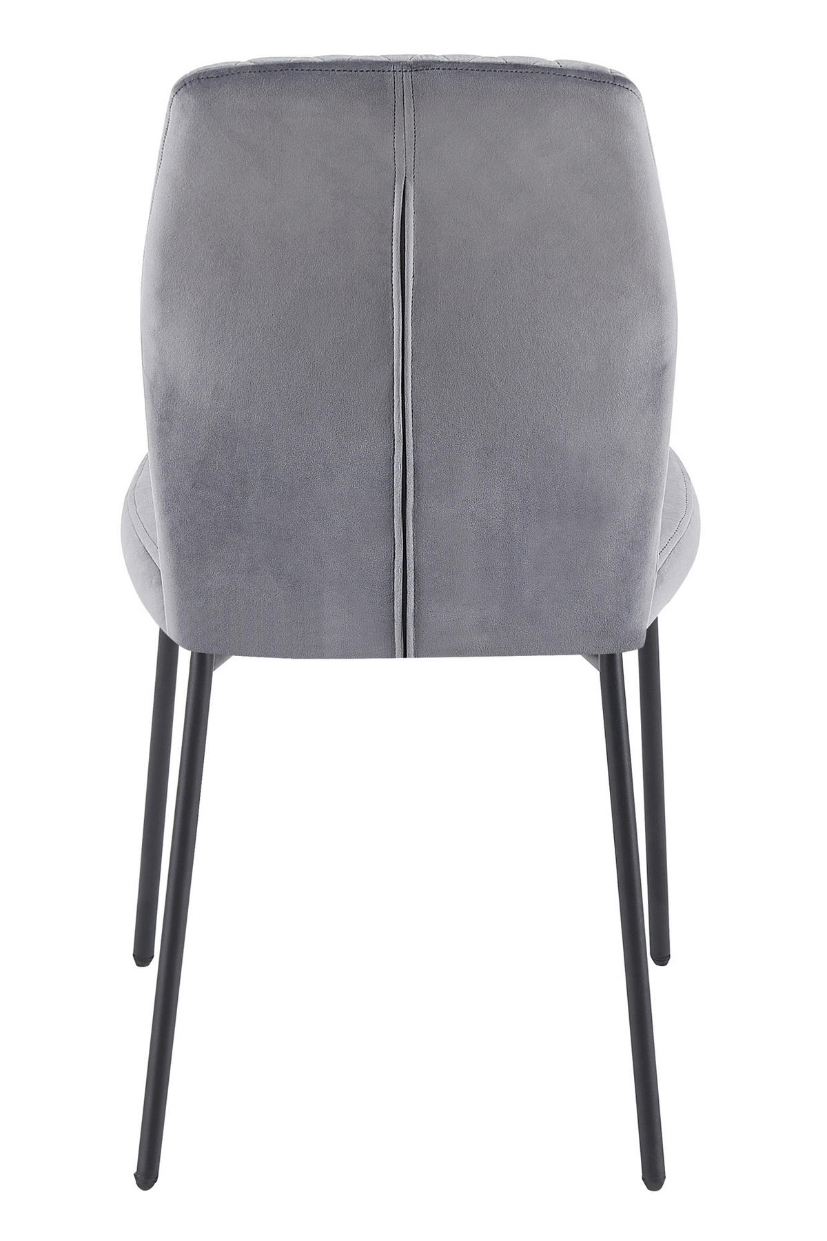 SADA STOLIČIEK 2 kus - čierna/sivá, Modern, kov/textil (46,5/92/56,5cm) - Livetastic