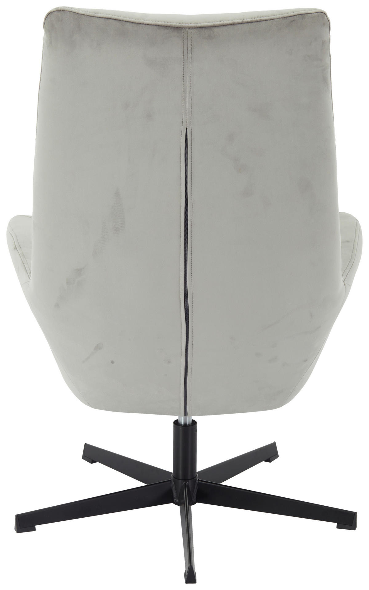 RELAXSESSELSET in Metall, Textil Grau, Schwarz  - Schwarz/Grau, Design, Textil/Metall (74/108/84cm) - Hom`in