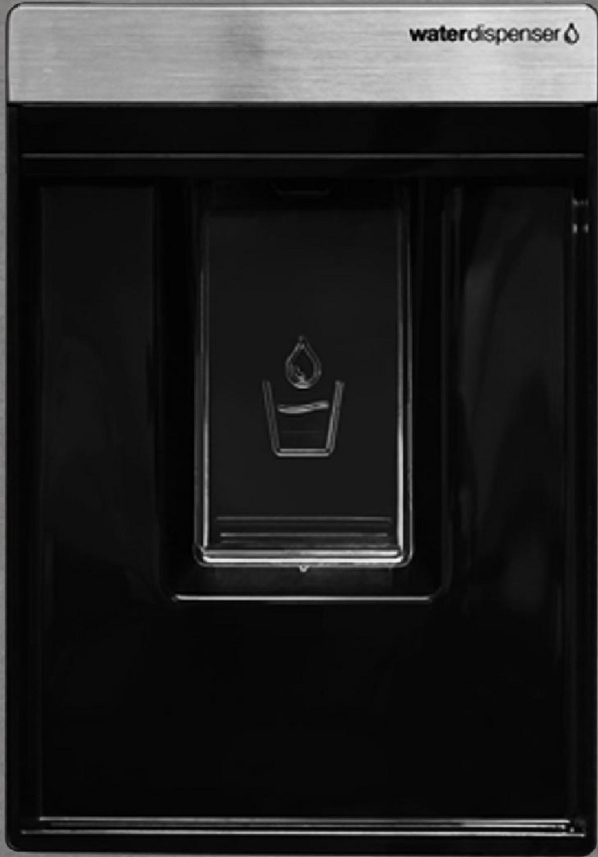 FRENCH-DOOR 84/179/69 cm SJ-NFA35IHDPD-EU  - Edelstahlfarben, Design, Glas/Kunststoff (84/179/69cm) - Sharp