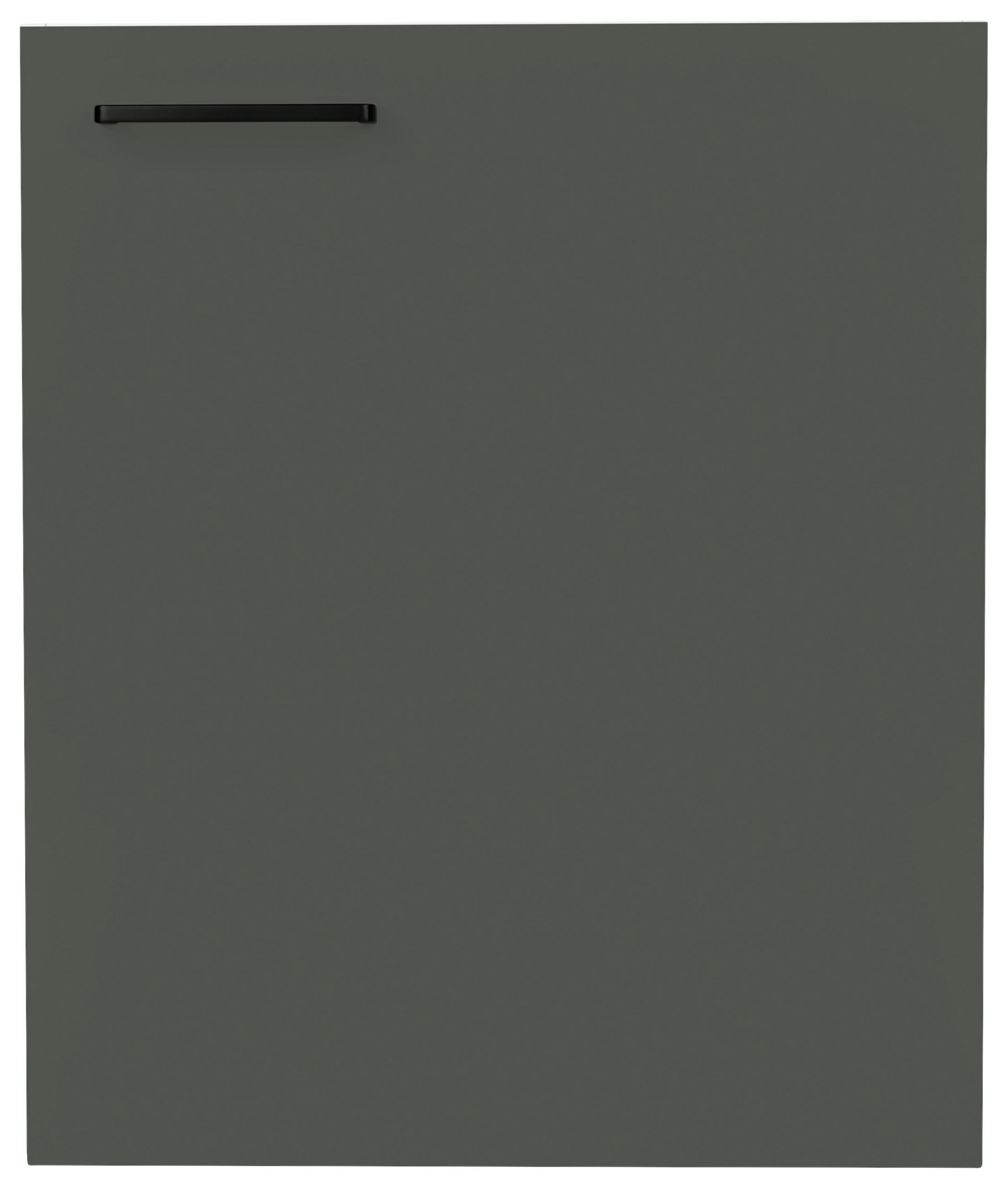 KÜCHENSCHRANKFRONT 60/72/1,9 cm  in Grün  - Schwarz/Grün, MODERN, Holzwerkstoff/Metall (60/72/1,9cm) - Nobilia