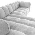 ECKSOFA in Chenille Hellgrau 172/272 cm - Hellgrau/Schwarz, KONVENTIONELL, Kunststoff/Textil (172/272cm) - Carryhome