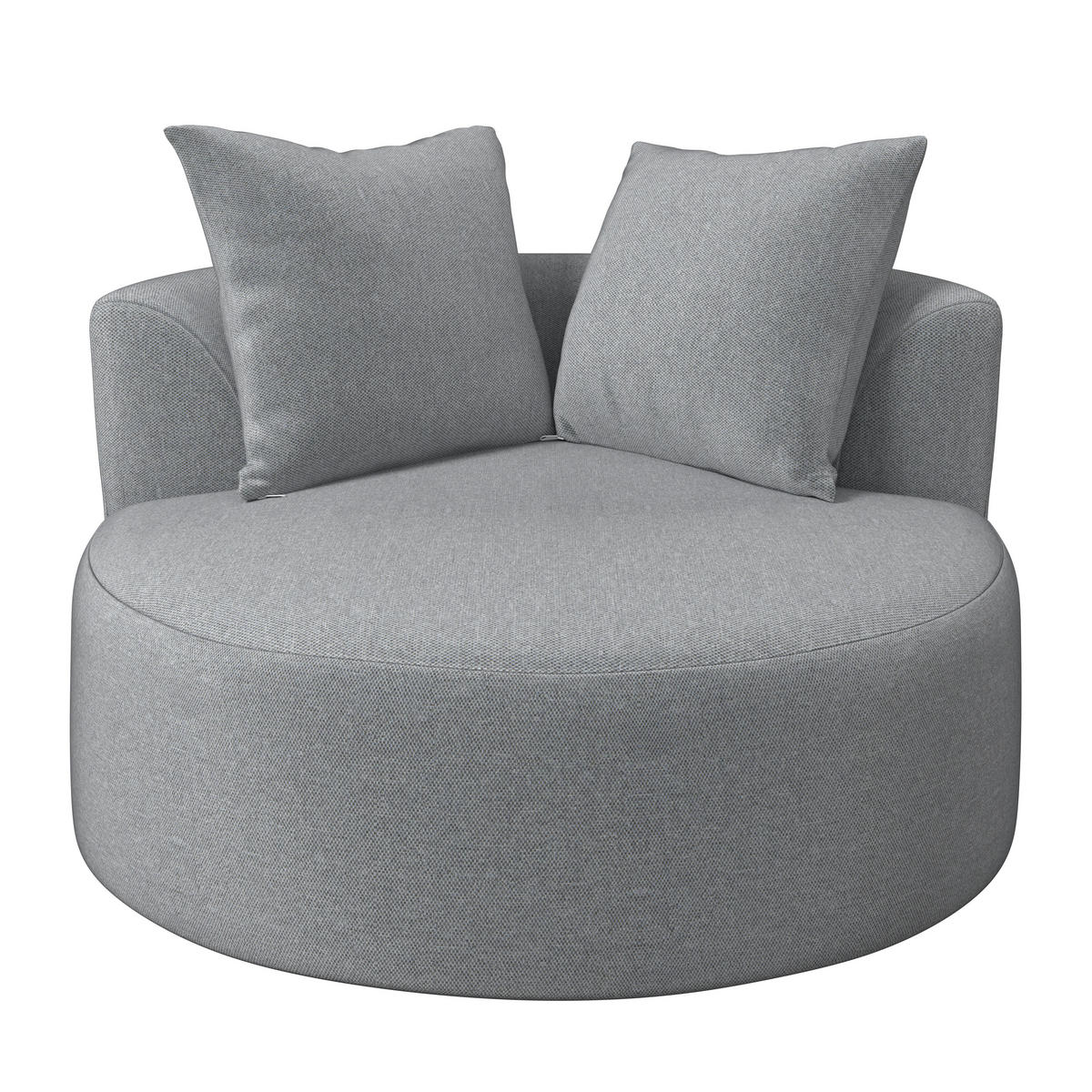 LOUNGEBETT 123/61/123 cm  - Grau, Design, Textil (123/61/123cm) - Ambia Garden