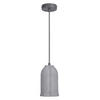 HÄNGELEUCHTE 11.5/123.5 cm  - Dunkelgrau, Basics, Stein/Metall (11.5/123.5cm) - Osram