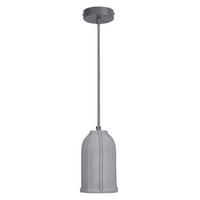 HÄNGELEUCHTE 11.5/123.5 cm  - Dunkelgrau, Basics, Stein/Metall (11.5/123.5cm) - Osram