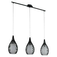 ZÁVĚSNÉ SVÍTIDLO, 99/19/110 cm  - černá, Design, kov/sklo (99/19/110cm) - Eglo