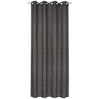 ÖSENSCHAL Gent blickdicht 135/250 cm   - Schwarz, Design, Textil (135/250cm) - Ambiente