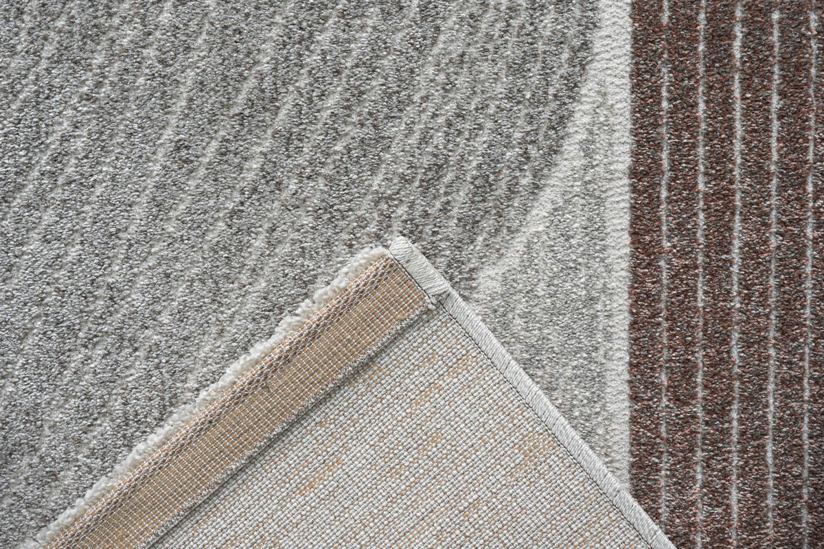 WEBTEPPICH 200/290 cm Valencia Grau, Weiß, Bordeaux  - Bordeaux/Weiß, Design, Textil (200/290cm) - Novel