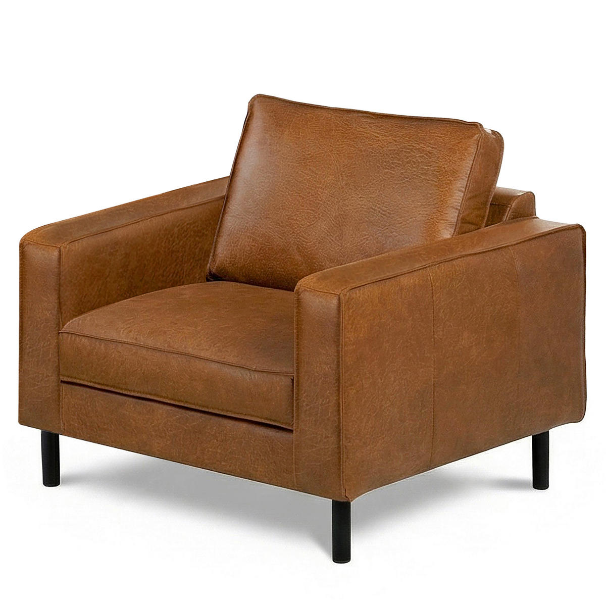 SESSEL in Cognac  - Cognac, Design (88/85/92cm) - Livetastic