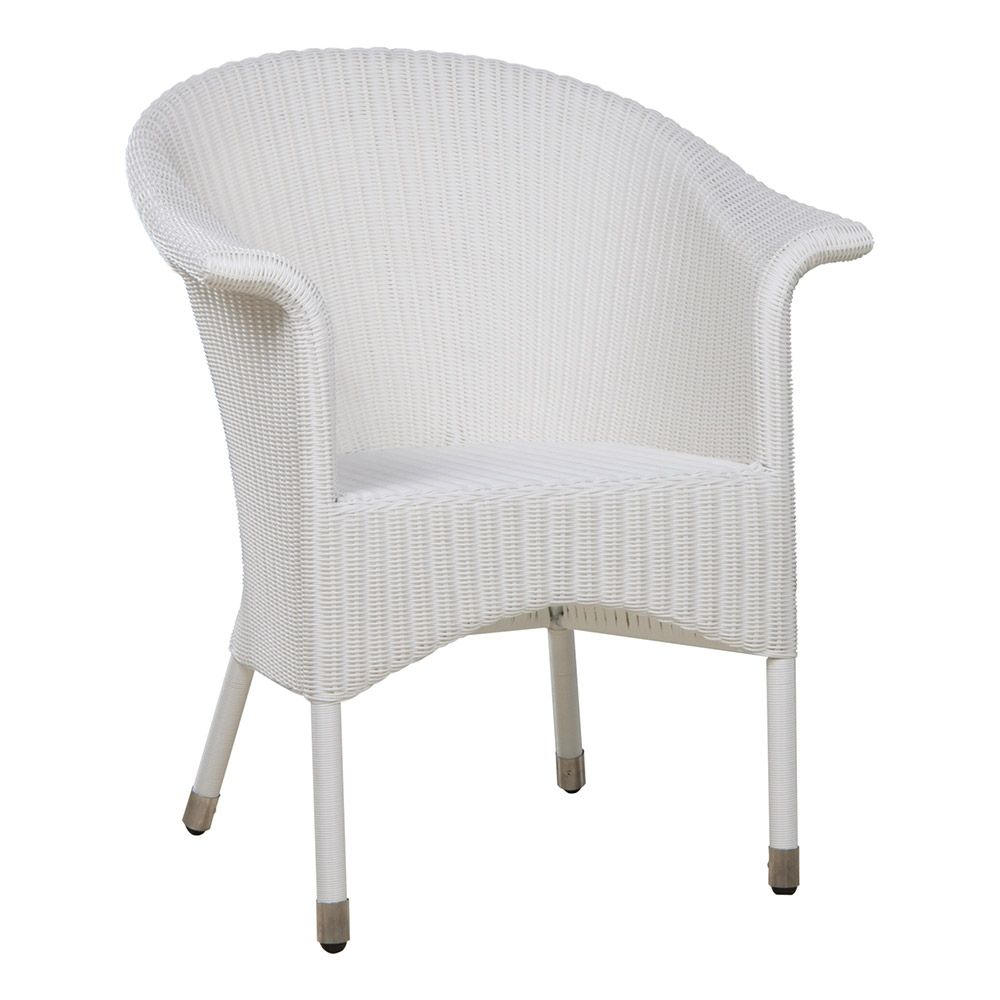 GARTENSESSEL - Alufarben/Weiß, LIFESTYLE, Kunststoff/Metall (68/80/60cm) - Zebra 