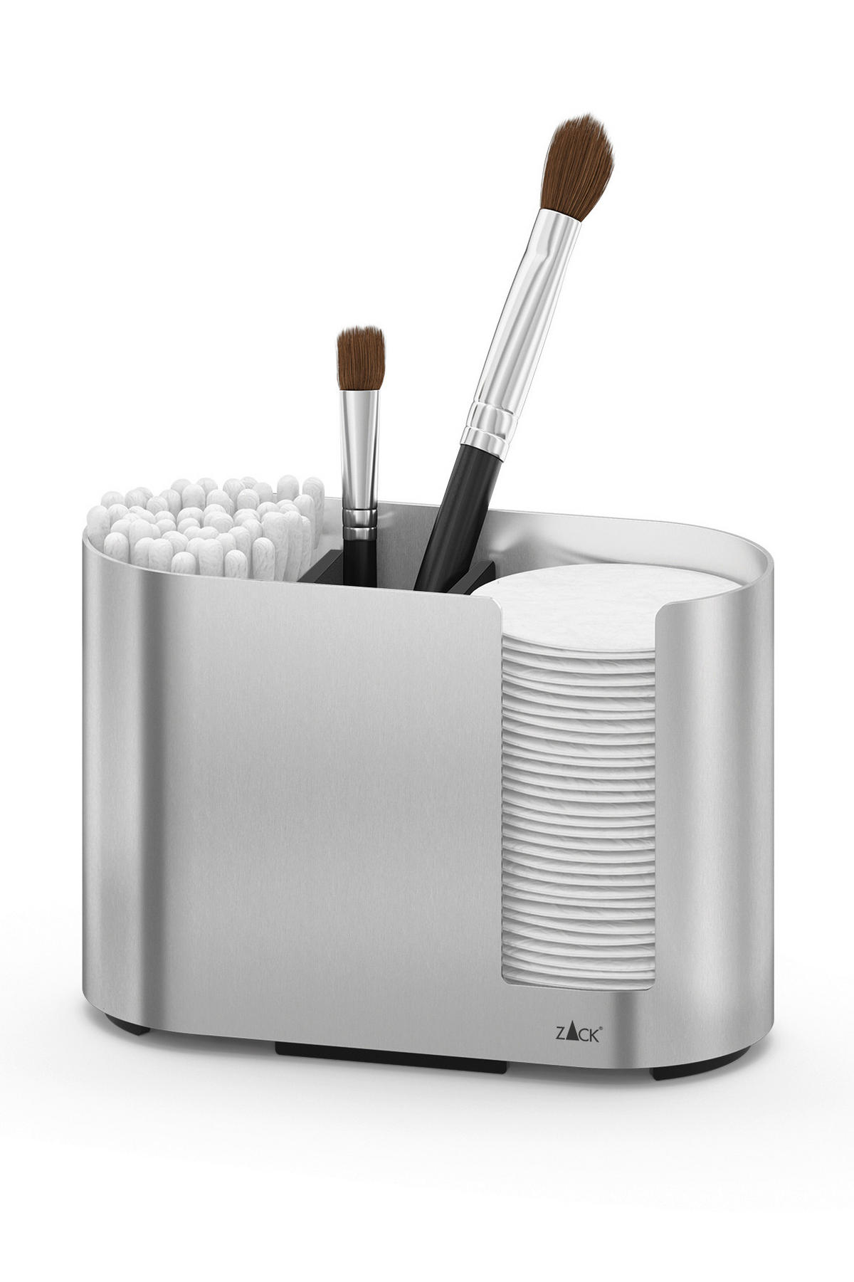 KOSMETIK-ORGANIZER  - Edelstahlfarben, Basics, Metall (14/9,4/6,3cm) - Zack