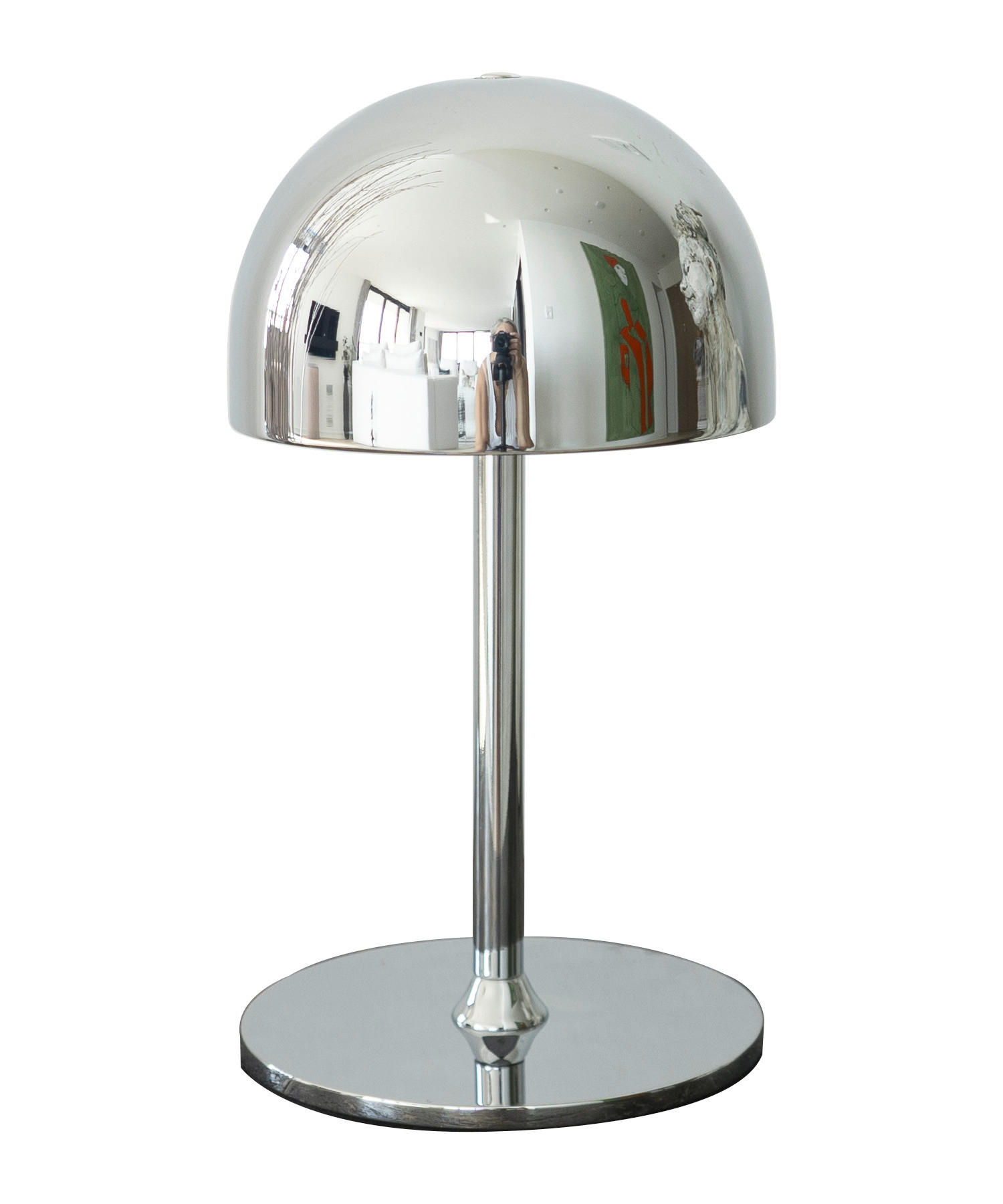 AKKU-TISCHLEUCHTE Living 11,5/22 cm - Silberfarben, Trend, Metall (11,5/22cm)