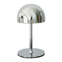 AKKU-TISCHLEUCHTE Living 11,5/22 cm   - Silberfarben, Trend, Metall (11,5/22cm)