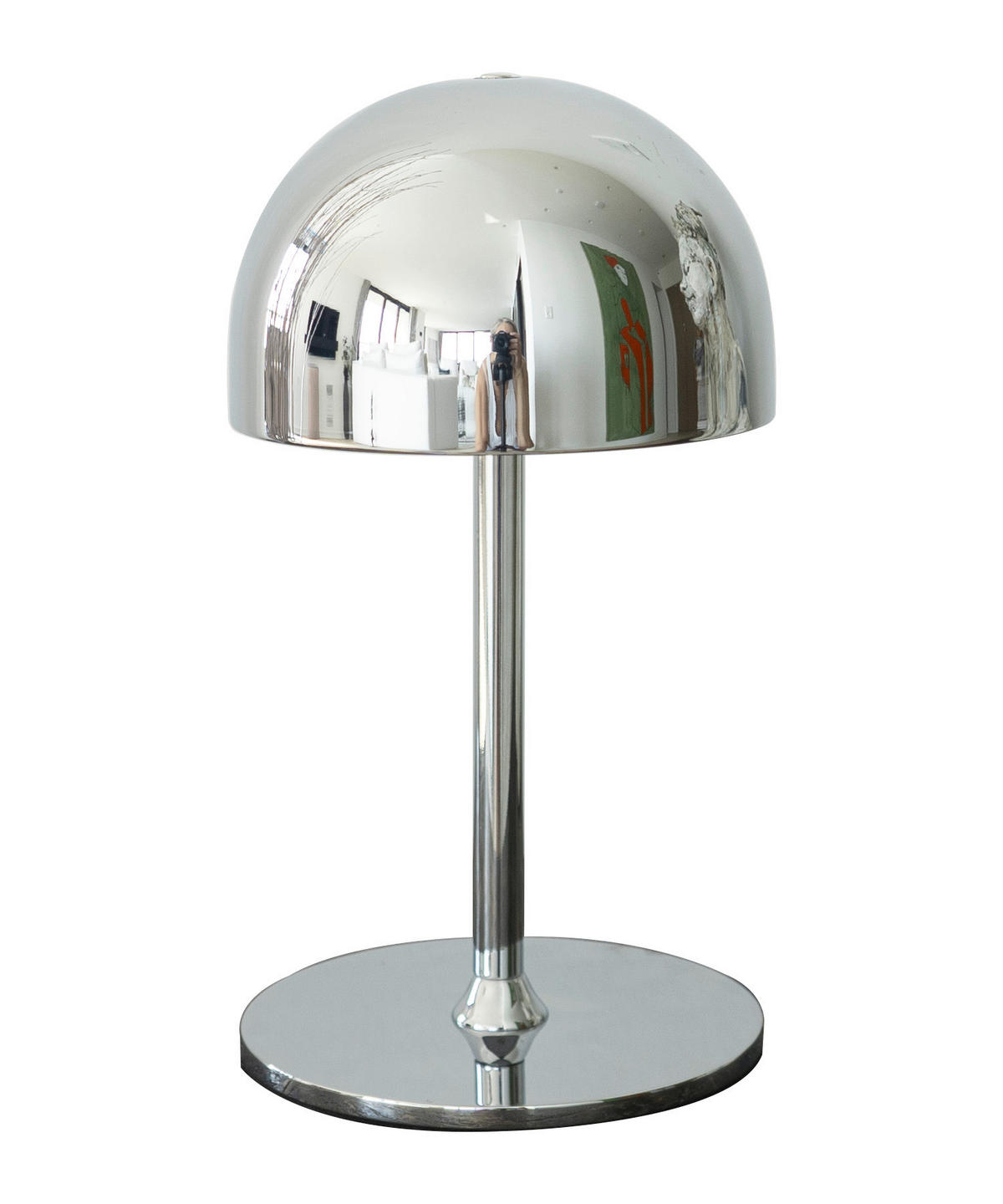 AKKU-TISCHLEUCHTE Living 11,5/22 cm   - Silberfarben, Trend, Metall (11,5/22cm)