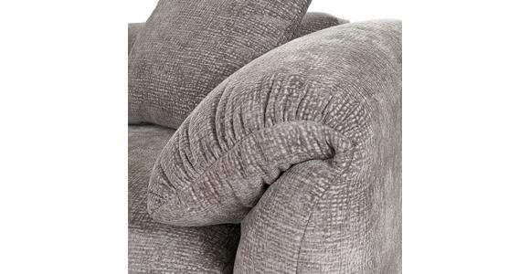 ECKSOFA Braun Flachgewebe  - Schwarz/Braun, MODERN, Kunststoff/Textil (239/317cm) - Carryhome