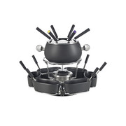 SADA NA FONDUE - černá/barvy nerez oceli, Basics, kov/keramika - Homeware
