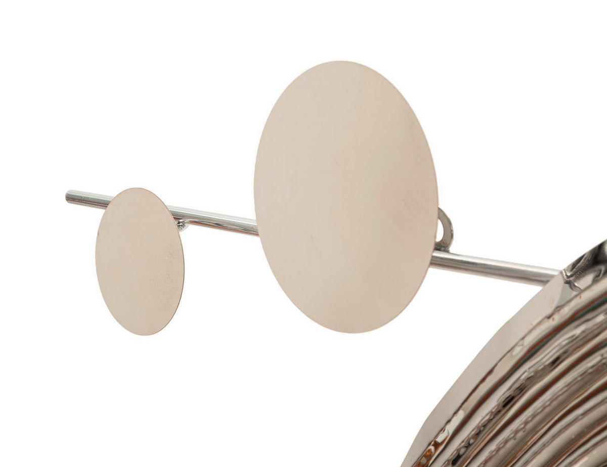 WANDDEKO  121/52/5 cm   - Chromfarben, Basics, Metall (121/52/5cm)