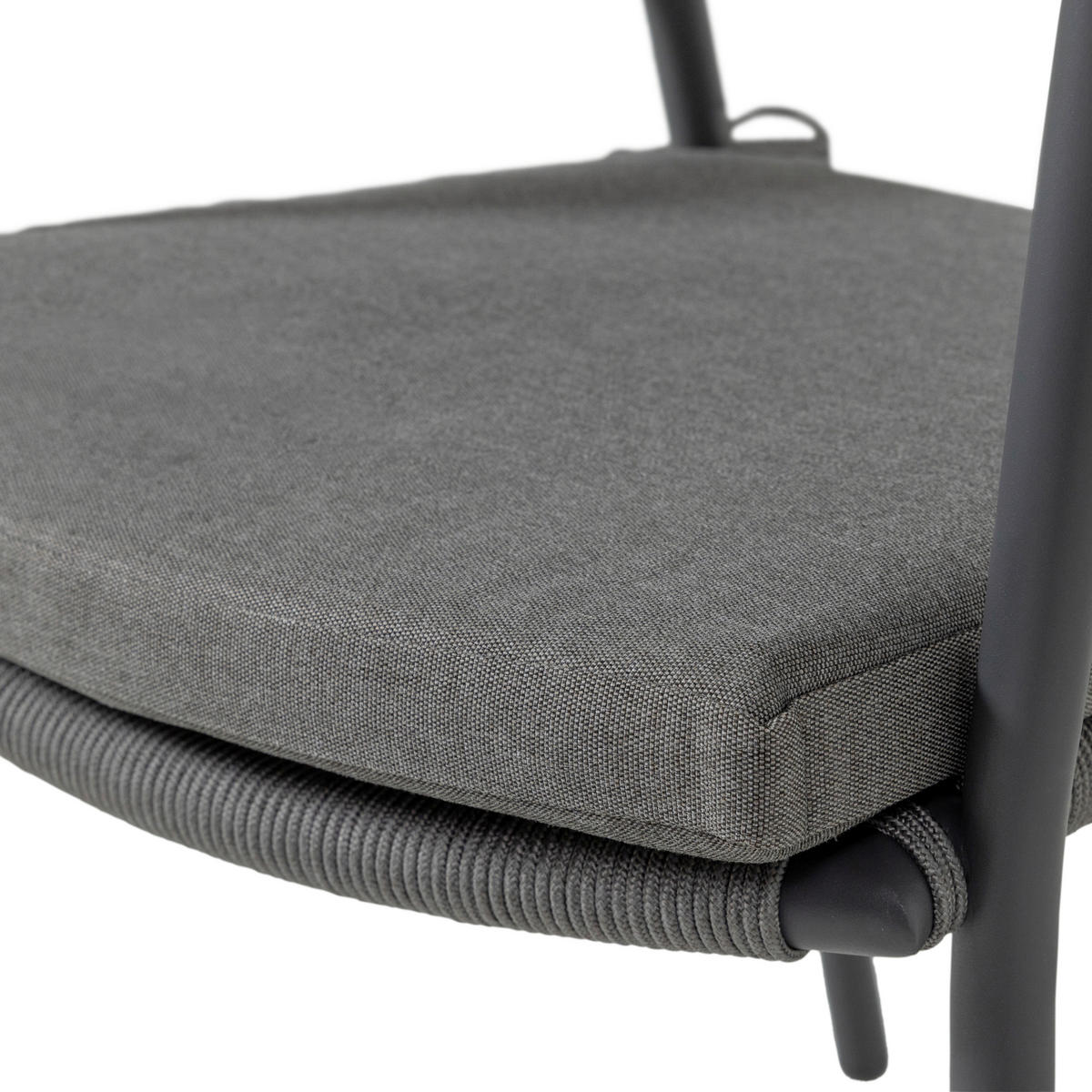 GARTENSTUHL Metall, Kunststoff Braun  - Braun, MODERN, Kunststoff/Textil (65/82/58cm) - Livetastic
