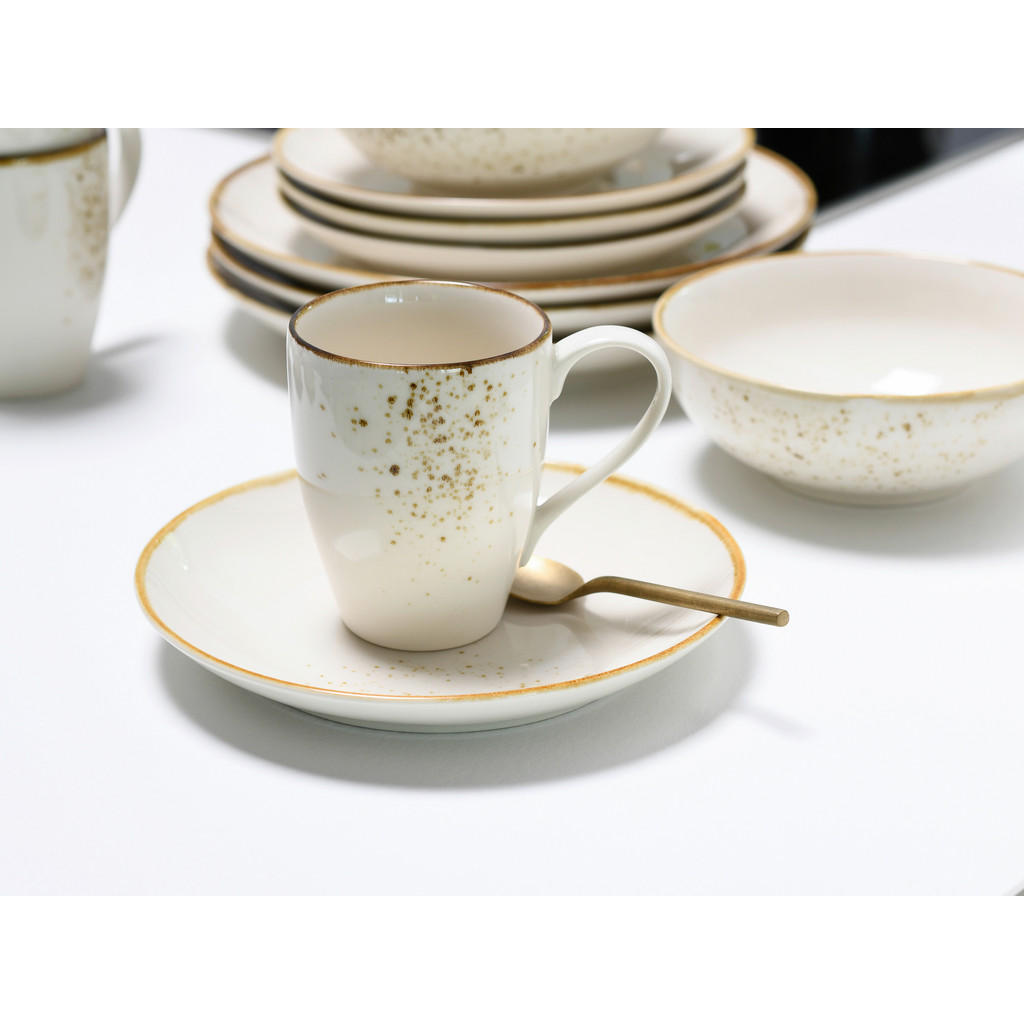 Thumbnail - Creatable Tassenset Nature Collection Creme, Creme, Keramik, 6-teilig, 300 ml, 11 cm, Kaffee & Tee, Tassen, Kaffeetassen...