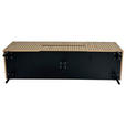 LOWBOARD LINO in 150/50/40 cm - Eichefarben/Schwarz, Design, Holzwerkstoff/Metall (150/50/40cm) - Xora