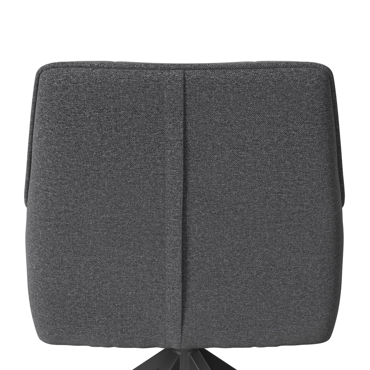 GARTENSTUHL Eisen Grau, Dunkelgrau  - Dunkelgrau/Grau, MODERN, Textil/Metall (58/87/64cm) - Ambia Garden