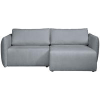 ECKSOFA Hellgrau Jersey  - Hellgrau/Schwarz, KONVENTIONELL, Kunststoff/Textil (238/148cm) - Carryhome