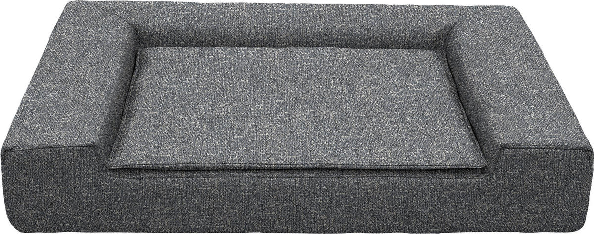 HUNDEBETT - Grau, KONVENTIONELL, Textil (80/15/60cm) - Sedda