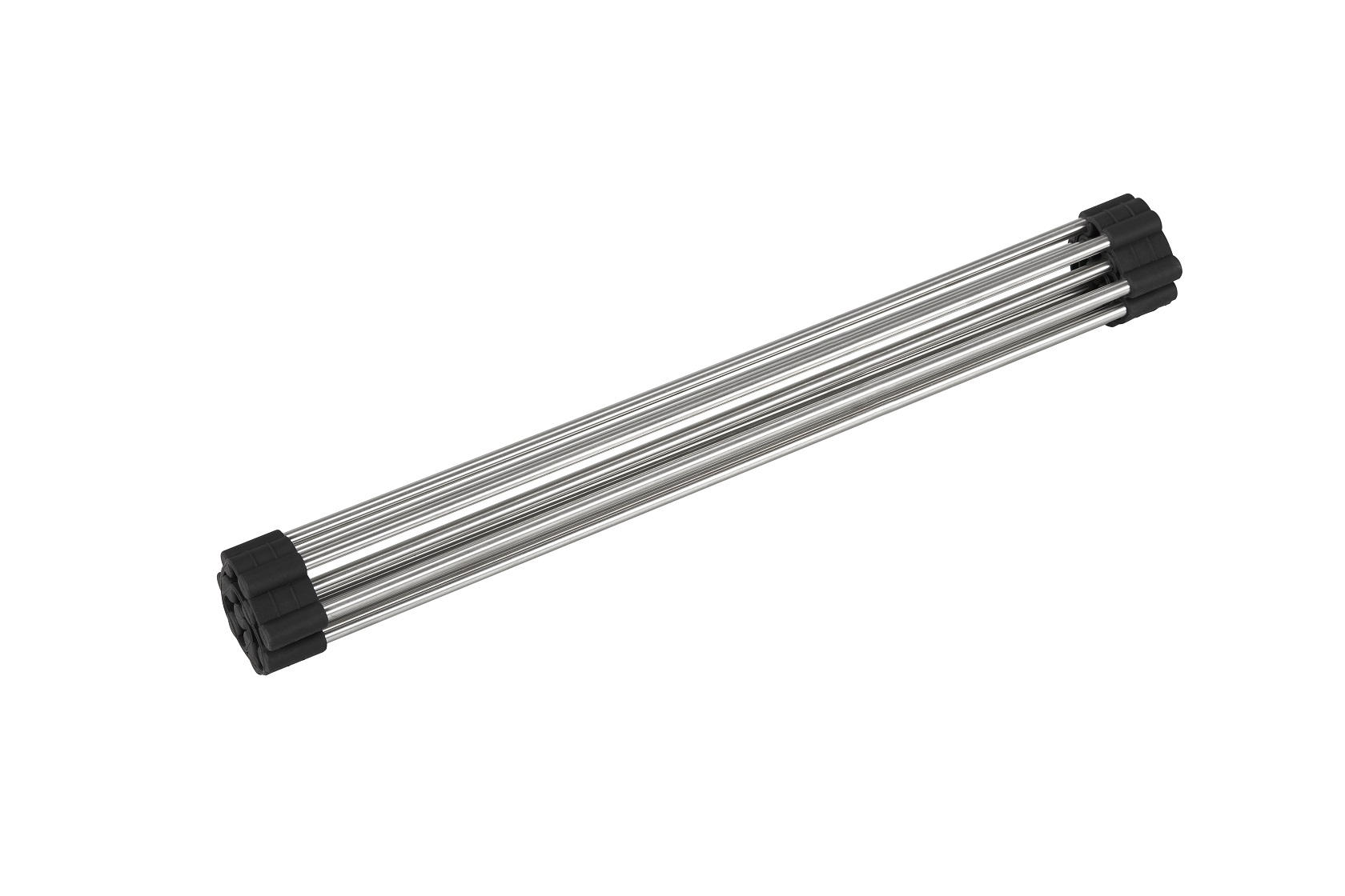 DISKSTÄLL - stålfärgad/svart, Basics, metall/plast (23/37cm) - Best Price
