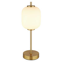 STONA LED LAMPA EWALD  - boja mesinga/opal, Osnovno, staklo/metal (13,5/40cm)