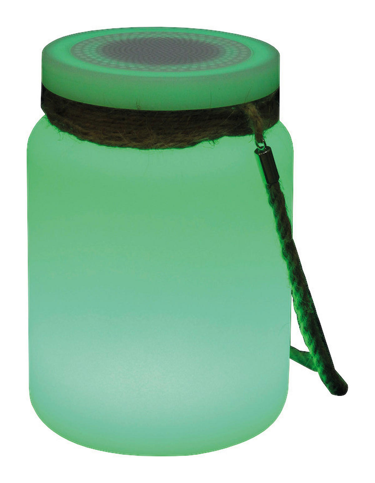 LED LAMPE PARTY 21 cm  - Weiß, Trend, Kunststoff (21cm)