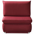 SCHLAFSESSEL  mit Flachgewebe Weinrot  - Weinrot, Design, Textil (90/89/83cm) - Novel