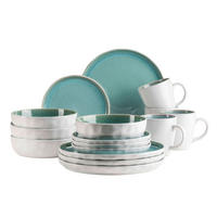 KOMBISERVICE ELEA 16-teilig  - Hellgrün, Basics, Keramik - Mäser