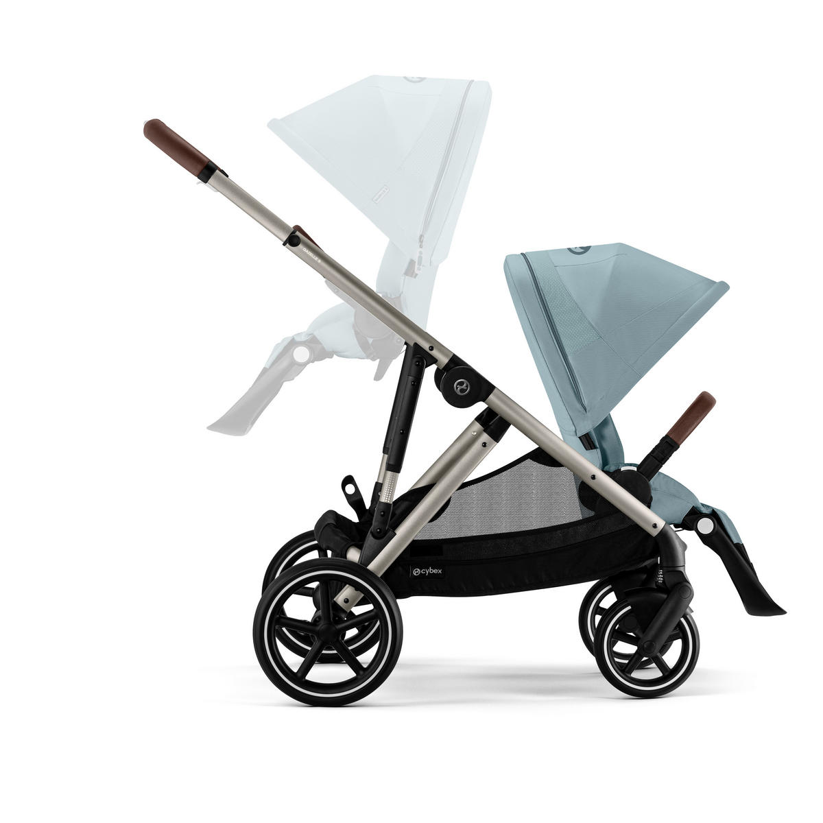 KINDERWAGEN Gazelle S  - Taupe/Pastellblau, Basics, Kunststoff/Textil (106/65/110cm) - Cybex