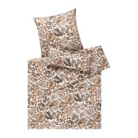 BETTWÄSCHE 3-teilig Atelier Makosatin 140/200 cm  - Naturfarben, Basics, Textil (140/200cm) - Estella