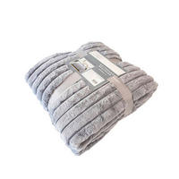 ÁGYTAKARÓ  - világosszürke, Basics, textil (230/4/250cm)