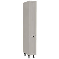 APOTHEKERSCHRANK 30/216,6/58 cm  in Grau  - Schwarz/Grau, MODERN, Holzwerkstoff/Metall (30/216,6/58cm) - Nobilia