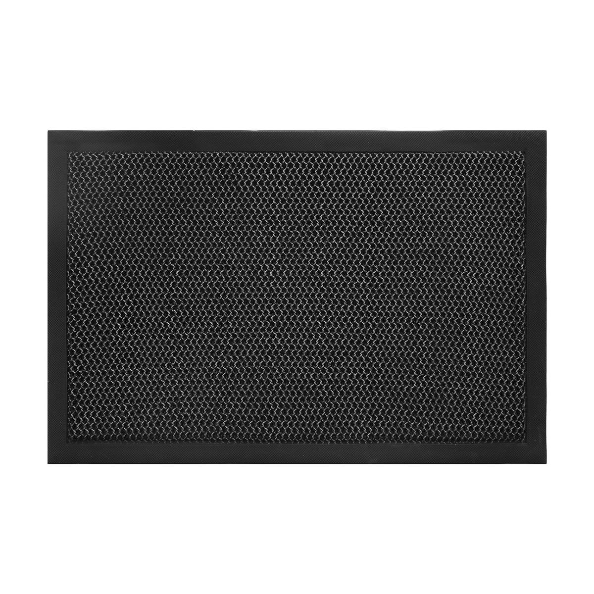 DVEŘNÍ ROHOŽKA, 40/60 cm - šedá, Basics, textil/plast (40/60cm)