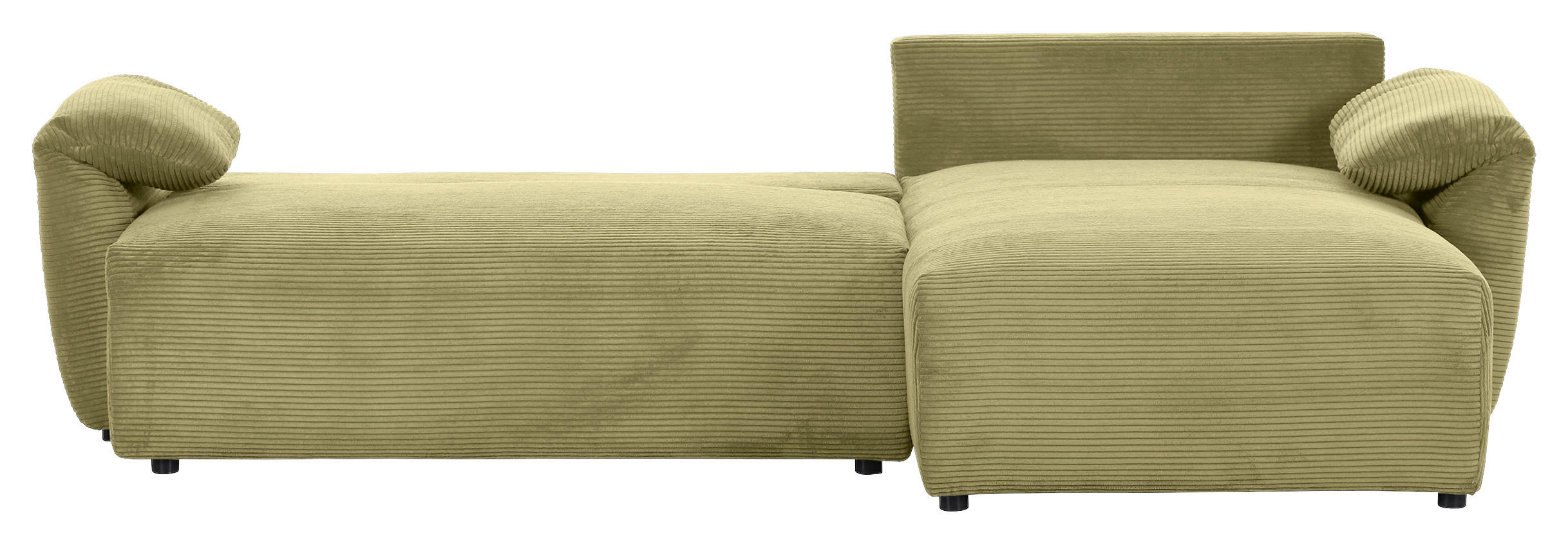 Thumbnail - Carryhome Ecksofa, Hellgrün, Textil, 3,5-Sitzer, Füllung: Polyester, seitenverkehrt montierbar, L-Form, 266x180 cm, Stof...