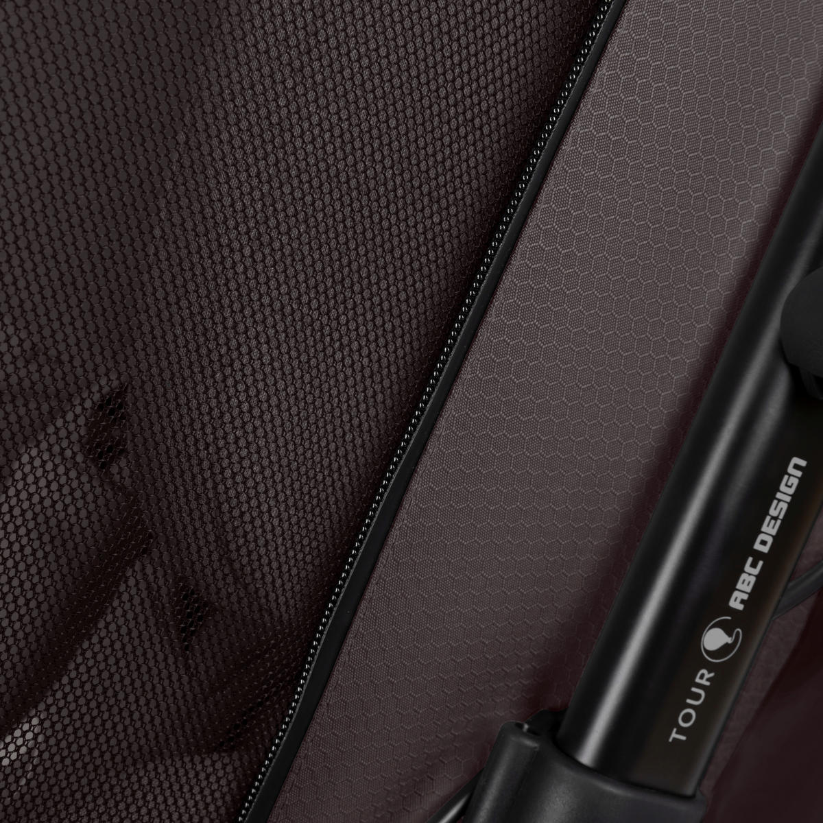 FAHRRADANHÄNGER   Tour 2  - Graubraun, Basics, Textil (81/53/56cm) - ABC Design