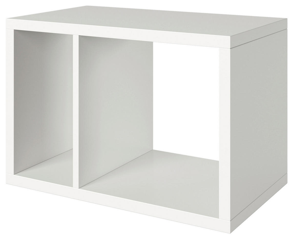 REGAL 58/39/34 cm bela  - bela, Basics, leseni material (58/39/34cm) - MID.YOU