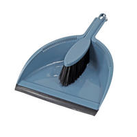 SÚPRAVA METLY A LOPATKY - modrá/čierna, Basics, plast - Boxxx