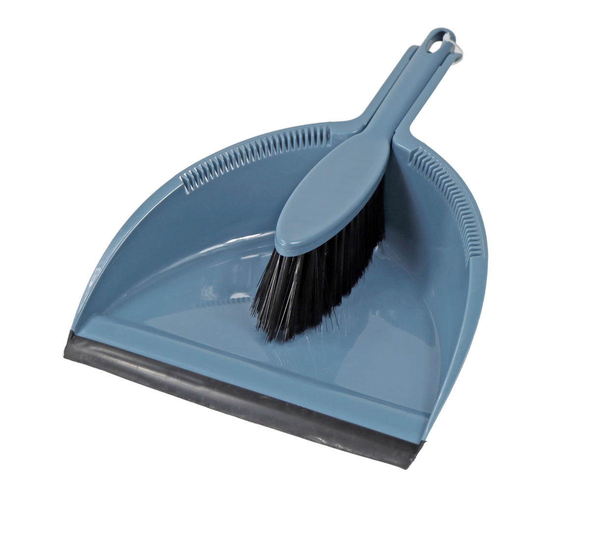 SÚPRAVA METLY A LOPATKY - modrá/čierna, Basics, plast - Boxxx