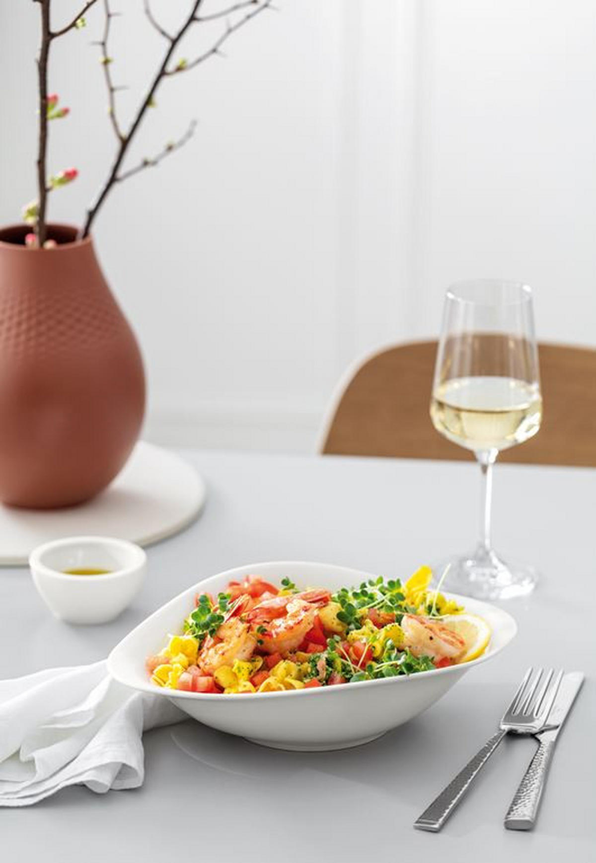 PASTATELLERSET Vapiano 2-teilig  - Weiß, Design, Keramik (27/20cm) - Villeroy & Boch