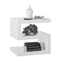 MIZICA, 50/50/38 cm bela  - bela, Basics, leseni material (50/50/38cm) - Xora