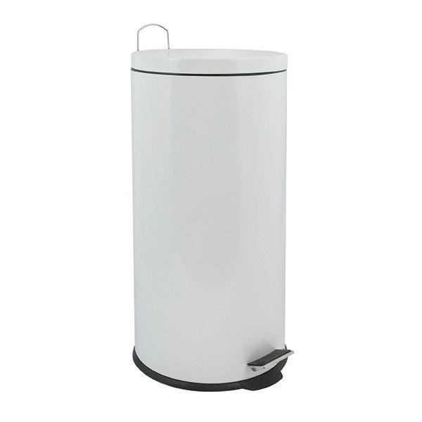 ABFALLEIMER 30 L  - Schwarz/Weiß, Basics, Kunststoff/Metall (29.5/63.5/29.5cm) - Spirella