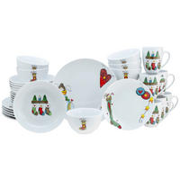 KOMBINOVANÝ SERVIS, 30-dielne, porcelán - Basics, keramika (33,5/31/31,5cm) - Creatable