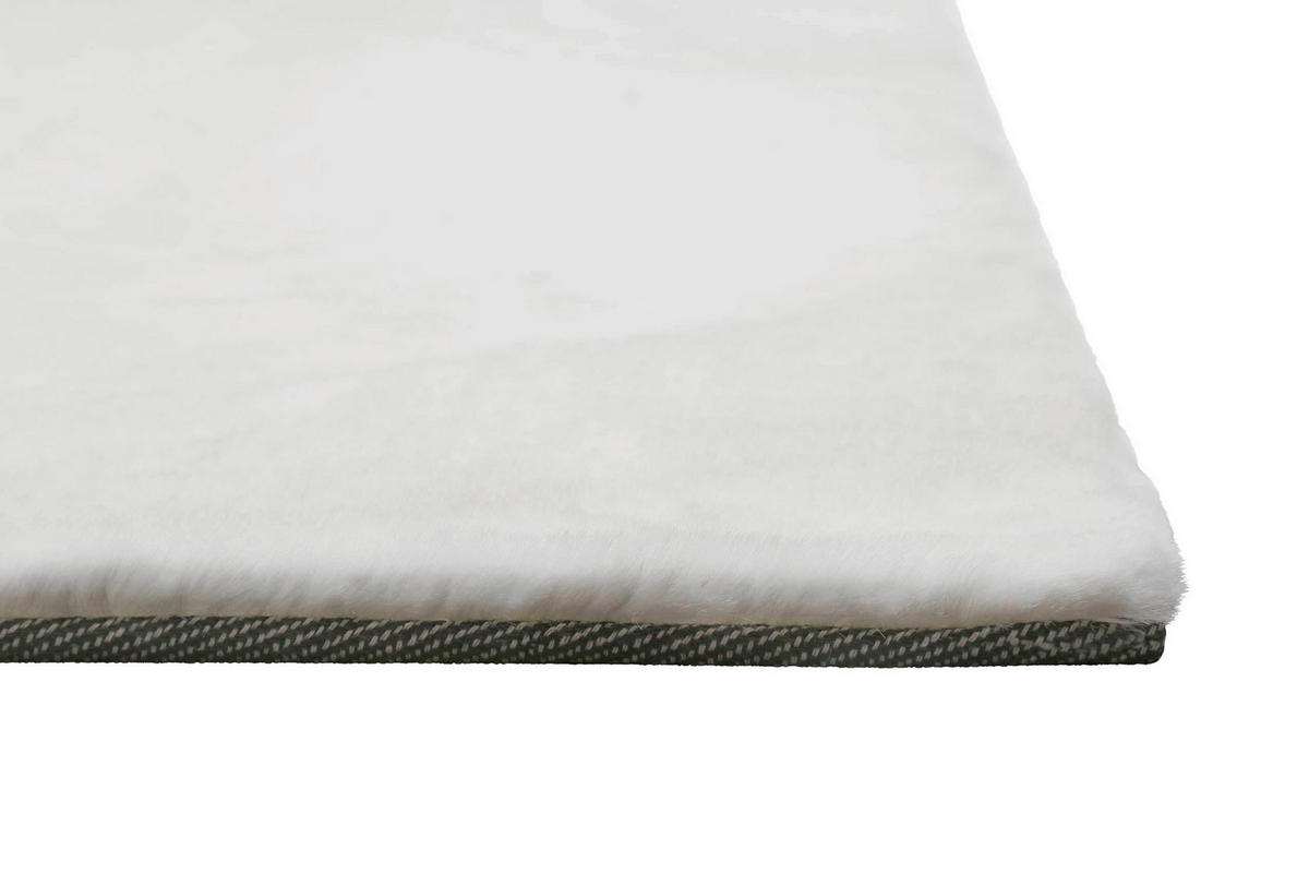 HOCHFLORTEPPICH 80/150 cm Anna Weiß  - Weiß, KONVENTIONELL, Textil (80/150cm) - WECON HOME BASIC