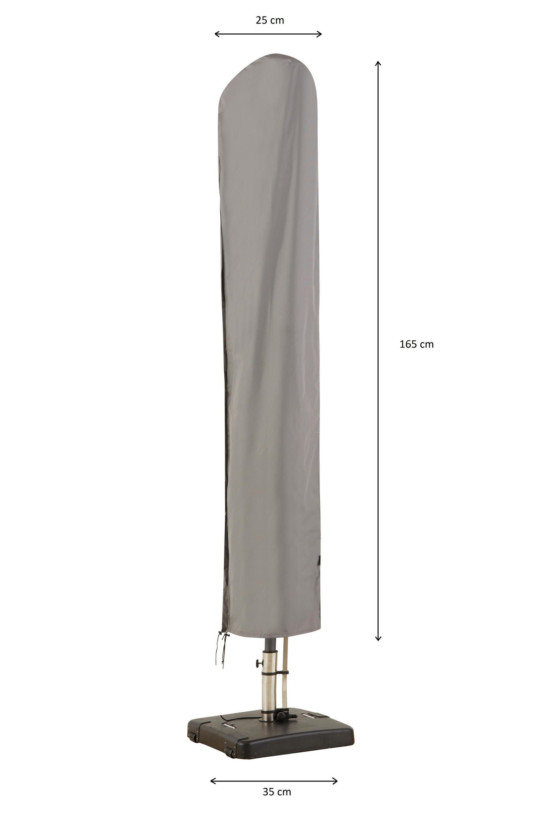 SCHUTZHÜLLE  - Grau, Basics, Kunststoff (35/165cm)