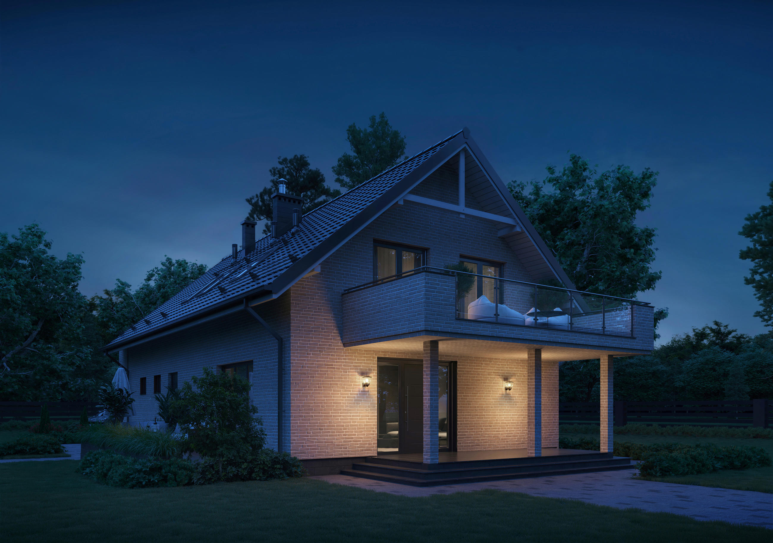 LED-AUßENLEUCHTE 22.4/17.5/25.5 cm   - Schwarz (22.4/17.5/25.5cm) - Steinel